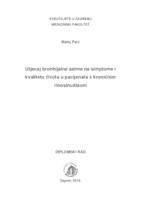 prikaz prve stranice dokumenta Utjecaj bronhijalne astme na simptome i kvalitetu života u pacijenata s kroničnim rinosinuitisom