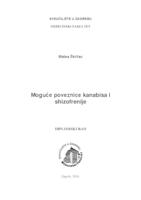 prikaz prve stranice dokumenta Moguće poveznice kanabisa i shizofrenije