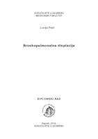 prikaz prve stranice dokumenta Bronhopulmonalna displazija