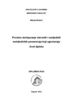 prikaz prve stranice dokumenta Početno zbrinjavanje stečenih i nasljednih metaboličkih poremećaja koji ugrožavaju život djeteta