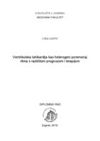 prikaz prve stranice dokumenta Ventrikulska tahikardija kao heterogeni poremećaj ritma s različitom prognozom i terapijom