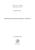 prikaz prve stranice dokumenta Autoimunosna bolest štitnjače i trudnoća