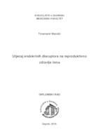 prikaz prve stranice dokumenta Utjecaj endokrinih disruptora na reproduktivno zdravlje žena