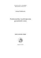 prikaz prve stranice dokumenta Problematika insuficijencije gonadalnih vena