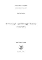 prikaz prve stranice dokumenta Novi koncepti u patofiziologiji i liječenju osteoartritisa