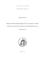 prikaz prve stranice dokumenta Utjecaj proliferacijskog biljega Ki-67 na prognozu i odabir liječenja u bolesnika s limfomom mantl (plaštene) zone