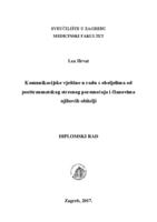 prikaz prve stranice dokumenta Komunikacijske vještine u radu s oboljelima od posttraumatskog stresnog poremećaja i članovima njihovih obitelji