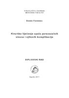 prikaz prve stranice dokumenta Kirurško liječenje upala paranazalnih sinusa i njihovih komplikacija
