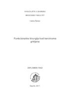 prikaz prve stranice dokumenta Funkcionalna kirurgija kod karcinoma grkljana