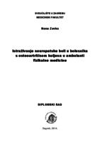 prikaz prve stranice dokumenta Istraživanje neuropatske boli u bolesnika s osteoartritisom koljena u ambulanti fizikalne medicine