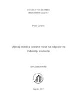 prikaz prve stranice dokumenta Utjecaj indeksa tjelesne mase na odgovor na indukciju ovulacije