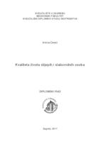 prikaz prve stranice dokumenta Kvaliteta života slijepih i slabovidnih osoba