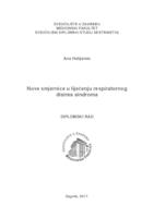 prikaz prve stranice dokumenta Nove smjernice u liječenju respiratornog distres sindroma