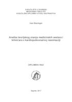 prikaz prve stranice dokumenta Analiza teorijskog znanja medicinskih sestara i tehničara o kardiopulmonarnoj reanimaciji