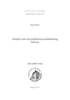 prikaz prve stranice dokumenta Umjetni kuk kod prijeloma proksimalnog femura