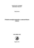 prikaz prve stranice dokumenta Fizikalna terapija bolesnika s osteoartritisom koljena