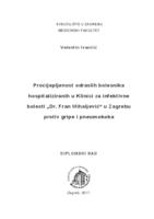 prikaz prve stranice dokumenta Procijepljenost odraslih bolesnika hospitaliziranih u Klinici za infektivne bolesti "Dr. Fran Mihaljević" u Zagrebu protiv gripe i pneumokoka