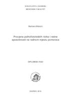 prikaz prve stranice dokumenta Procjena psihofizioloških rizika i radne sposobnosti na radnom mjestu pomoraca