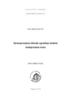 prikaz prve stranice dokumenta Samoprocjena ishoda ugradnje totalne endoproteze kuka