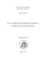 prikaz prve stranice dokumenta Čvor u štitnjači kao prognostički čimbenik u papilarnom karcinomu štitnjače