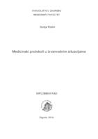 prikaz prve stranice dokumenta Medicinski protokoli u izvanrednim situacijama