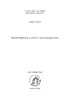 prikaz prve stranice dokumenta Ishodi trudnoća s pravim čvorom pupkovine