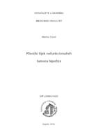 prikaz prve stranice dokumenta Klinički tijek nefunkcionalnih tumora hipofize