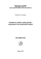 prikaz prve stranice dokumenta Karakterne osobine, etička pitanja i svakodnevni rad medicinskih sestara