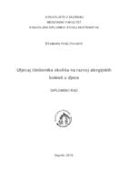 prikaz prve stranice dokumenta Utjecaj čimbenika okoliša na razvoj alergijskih bolesti u djece