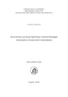 prikaz prve stranice dokumenta Suvremeni pristup liječenju lumboischialgije minimalno invanzivnim metodama