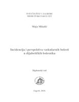 prikaz prve stranice dokumenta Incidencija i perspektiva vaskularnih bolesti u dijabetičkih bolesnika