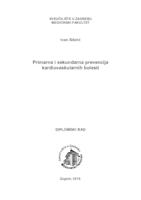 prikaz prve stranice dokumenta Primarna i sekundarna prevencija kardiovaskularnih bolesti