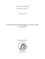 prikaz prve stranice dokumenta Artroskopska kirurgija gležnja u osoba mlađih od 18 godina