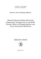 prikaz prve stranice dokumenta Human folliculin delays cell cycle progression through late S and G2/M-phases: effect of phosphorylation and tumor associated mutations