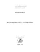 prikaz prve stranice dokumenta Maligna hiperkalcemija u krvnim tumorima