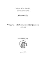 prikaz prve stranice dokumenta Primjena psihofarmakoloških lijekova u trudnoći