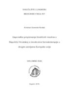 prikaz prve stranice dokumenta Usporedba propisivanja biosličnih inzulina u Republici Hrvatskoj s trendovima farmakoterapije u drugim zemljama Europske unije