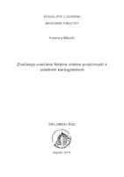 prikaz prve stranice dokumenta Značenje uvećane fetalne vratne prozirnosti s urednim kariogramom