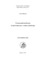 prikaz prve stranice dokumenta Transseksualnost, transrodnost i rodna disforija