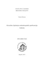 prikaz prve stranice dokumenta Kirurško liječenje endoskopskih perforacija kolona