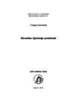 prikaz prve stranice dokumenta Kirurško liječenje pretilosti