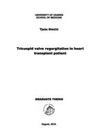 prikaz prve stranice dokumenta Tricuspid valve regurgitation in heart transplant patients