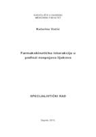 prikaz prve stranice dokumenta Farmakokinetičke interakcije u podlozi nuspojava lijekova