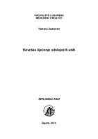 prikaz prve stranice dokumenta Kirurško liječenje odstojećih uški