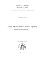 prikaz prve stranice dokumenta Timski rad u rehabilitaciji osoba s ozlijedom kralježnične moždine