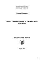 prikaz prve stranice dokumenta Renal transplantation in patients with HIV/AIDS