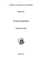 prikaz prve stranice dokumenta Corneal transplantation