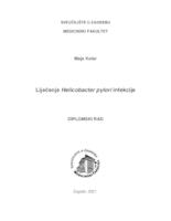 prikaz prve stranice dokumenta Liječenje Helicobacter pylori infekcije