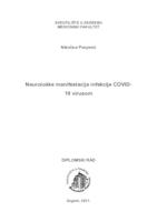 prikaz prve stranice dokumenta Neurološke manifestacije infekcije COVID-19 virusom