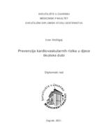 prikaz prve stranice dokumenta Prevencija kardiovaskularnih rizika u djece školske dobi